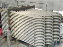 Feed Gas Pre-Heater for DRI 	
			  in Stainless Steel